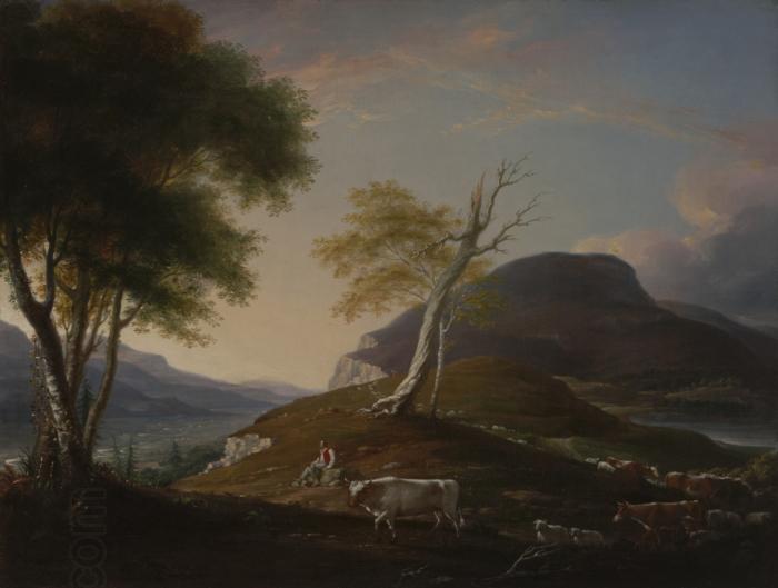 John Trumbull View on the West Mountain Near Hartford China oil painting art